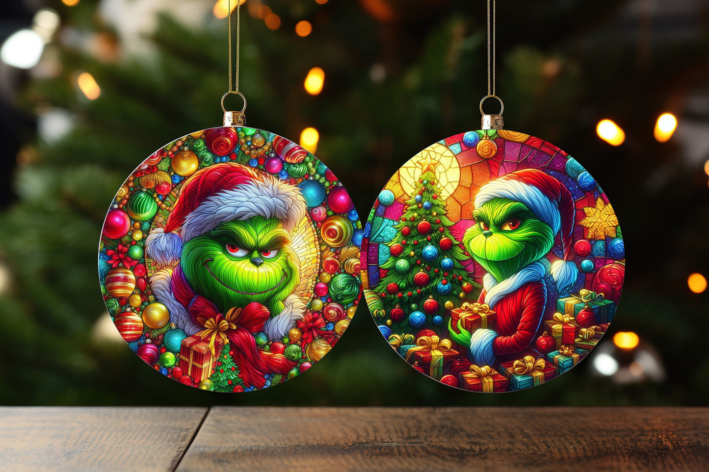 100+ Christmas Sublimation Ornament/Car Coaster Images Bundle