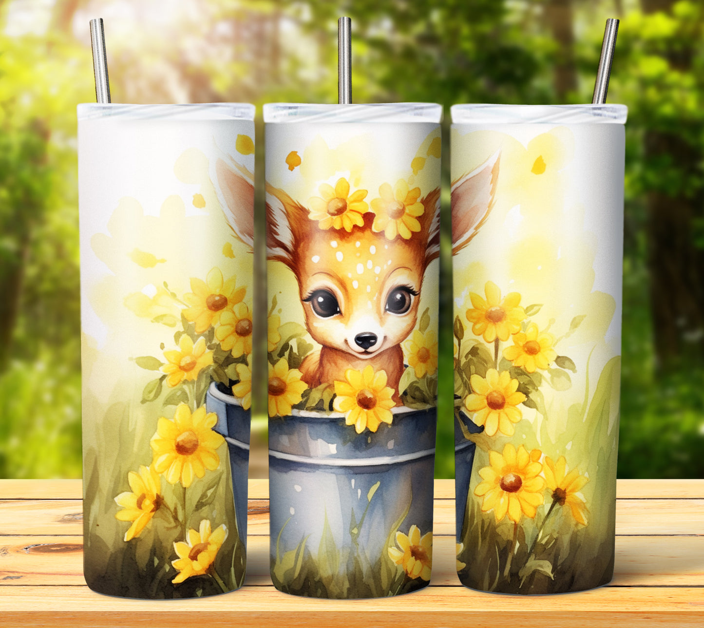 Cute Animal Buckets Sublimation 20oz Images Bundle