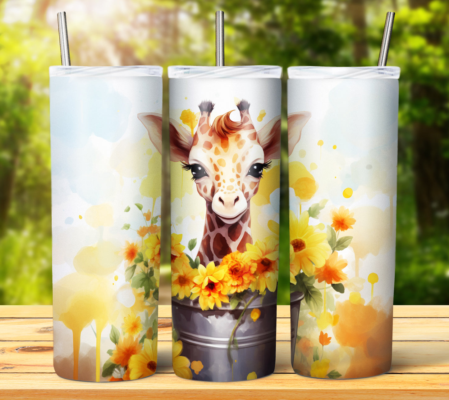 Cute Animal Buckets Sublimation 20oz Images Bundle