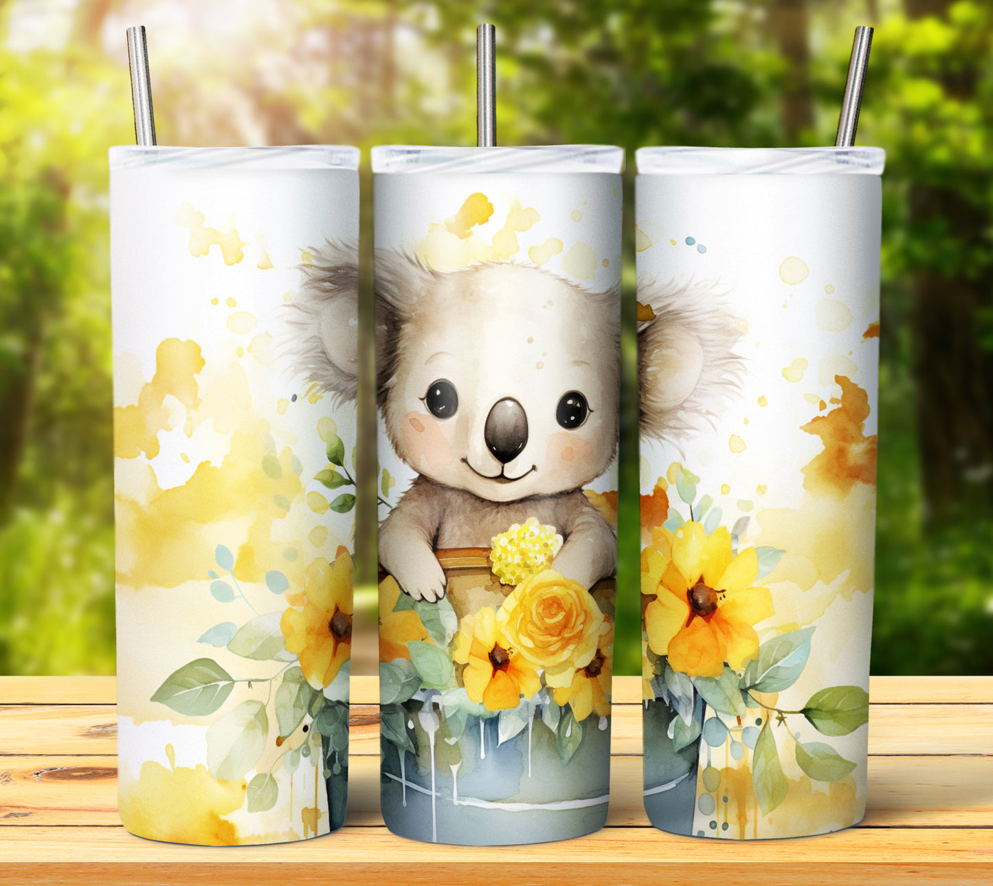 Cute Animal Buckets Sublimation 20oz Images Bundle