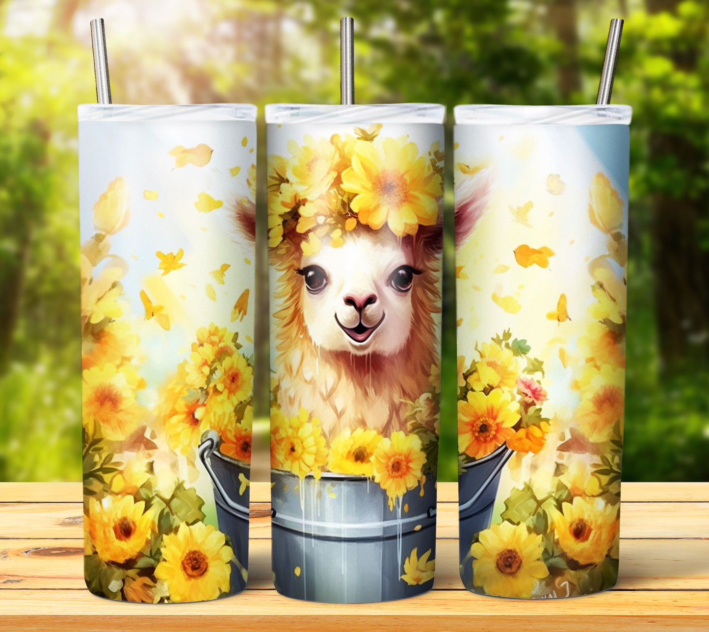 Cute Animal Buckets Sublimation 20oz Images Bundle