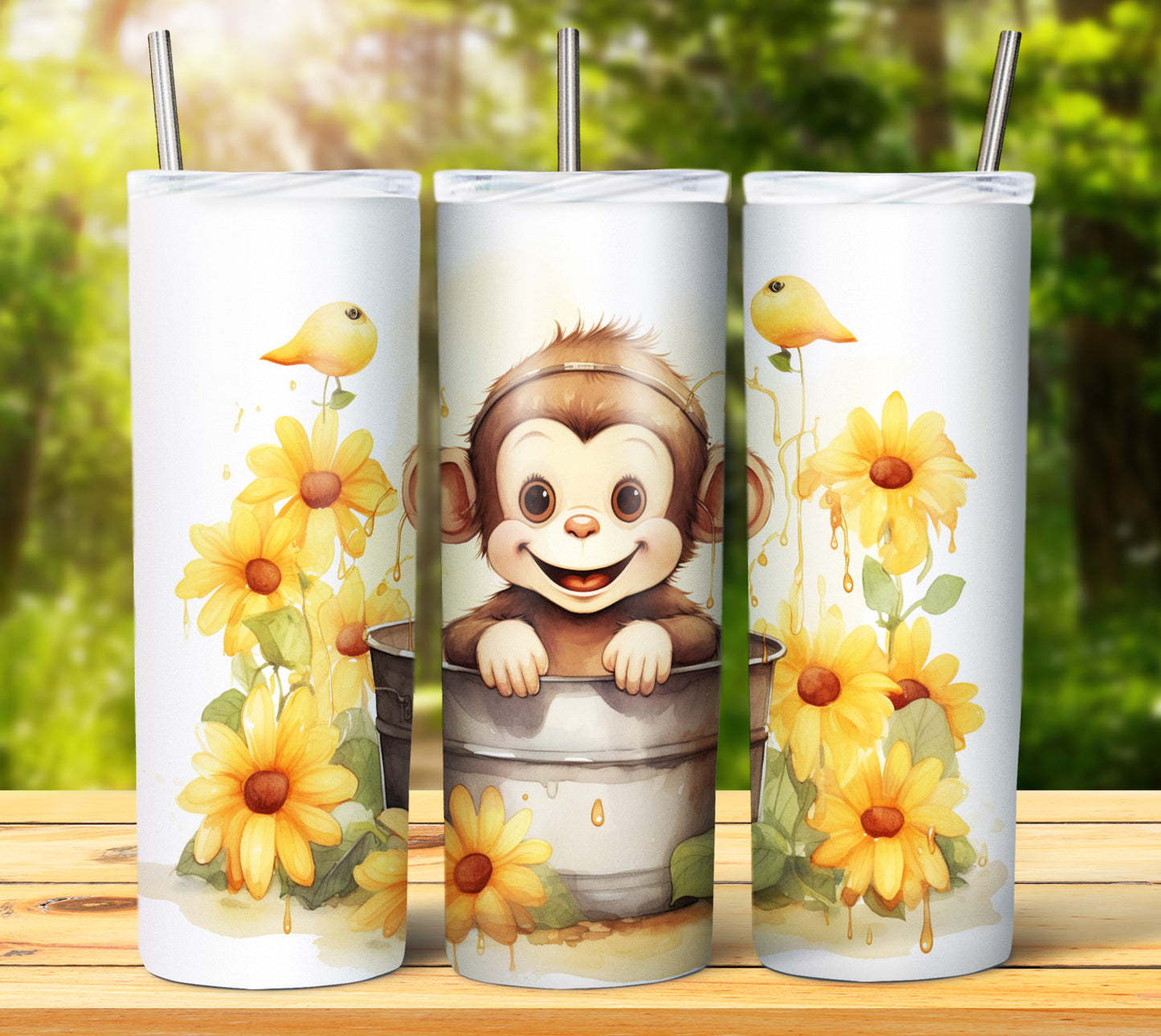 Cute Animal Buckets Sublimation 20oz Images Bundle