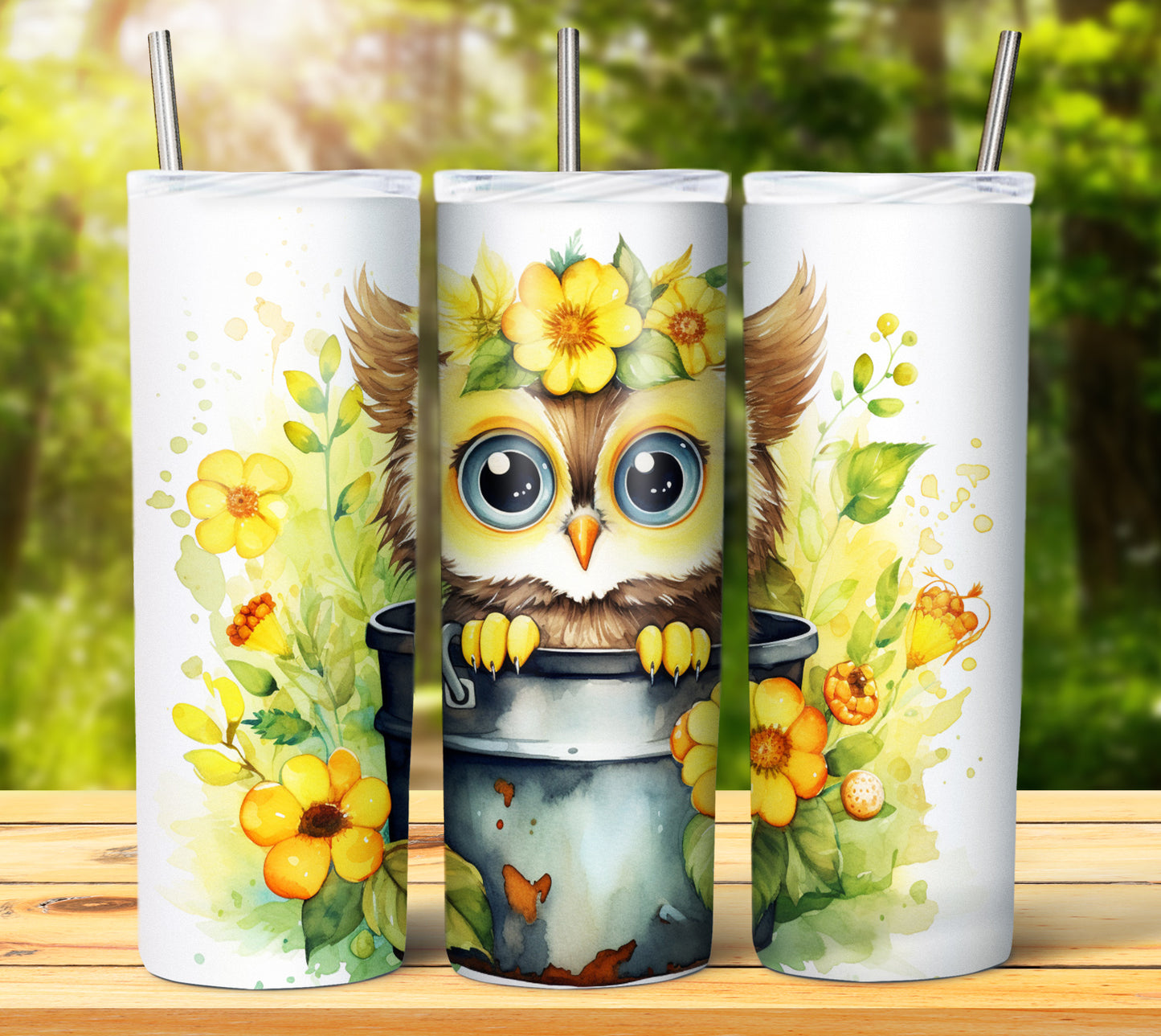 Cute Animal Buckets Sublimation 20oz Images Bundle