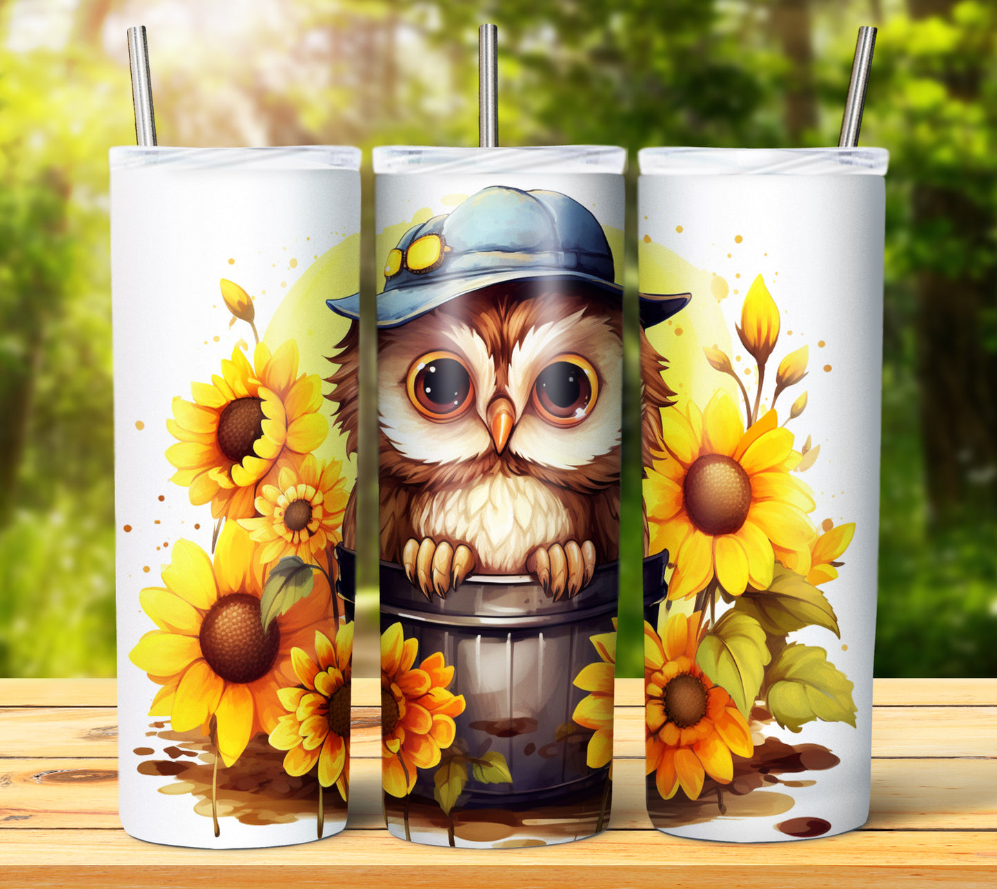 Cute Animal Buckets Sublimation 20oz Images Bundle