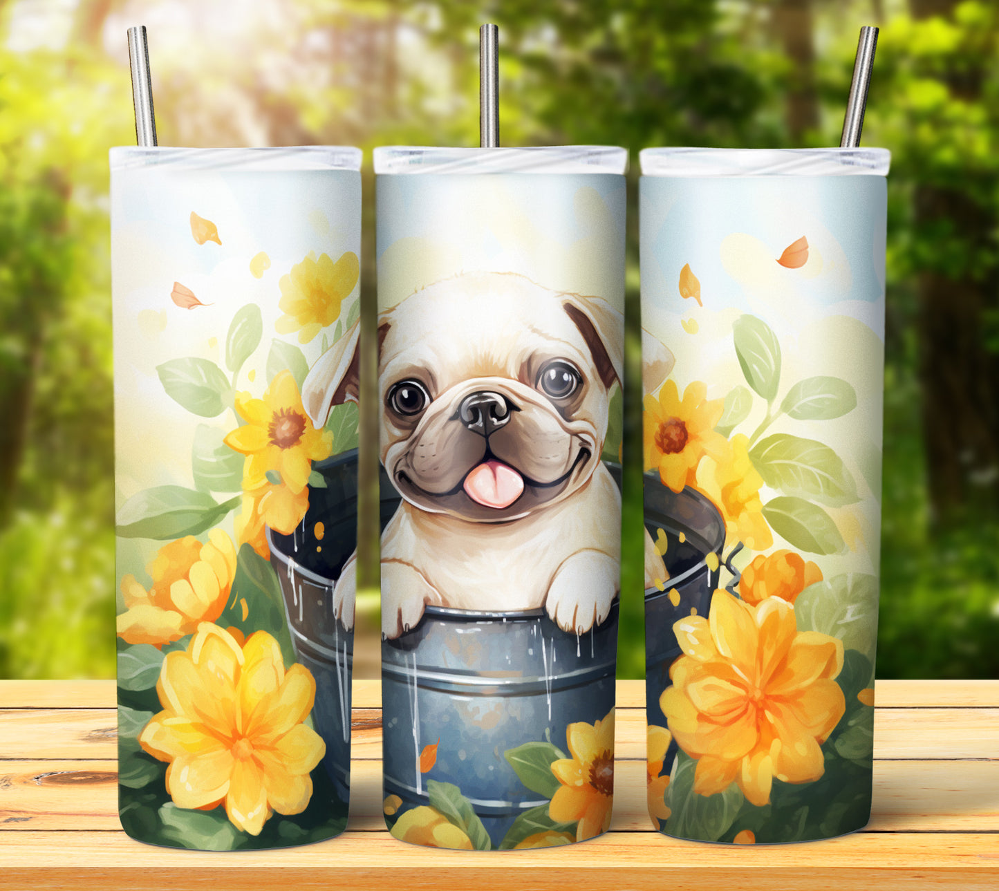 Cute Animal Buckets Sublimation 20oz Images Bundle