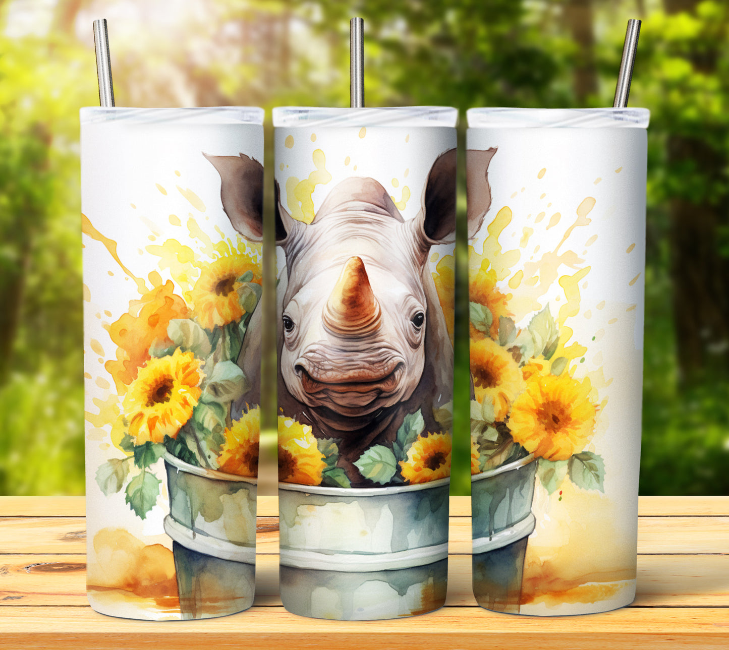 Cute Animal Buckets Sublimation 20oz Images Bundle