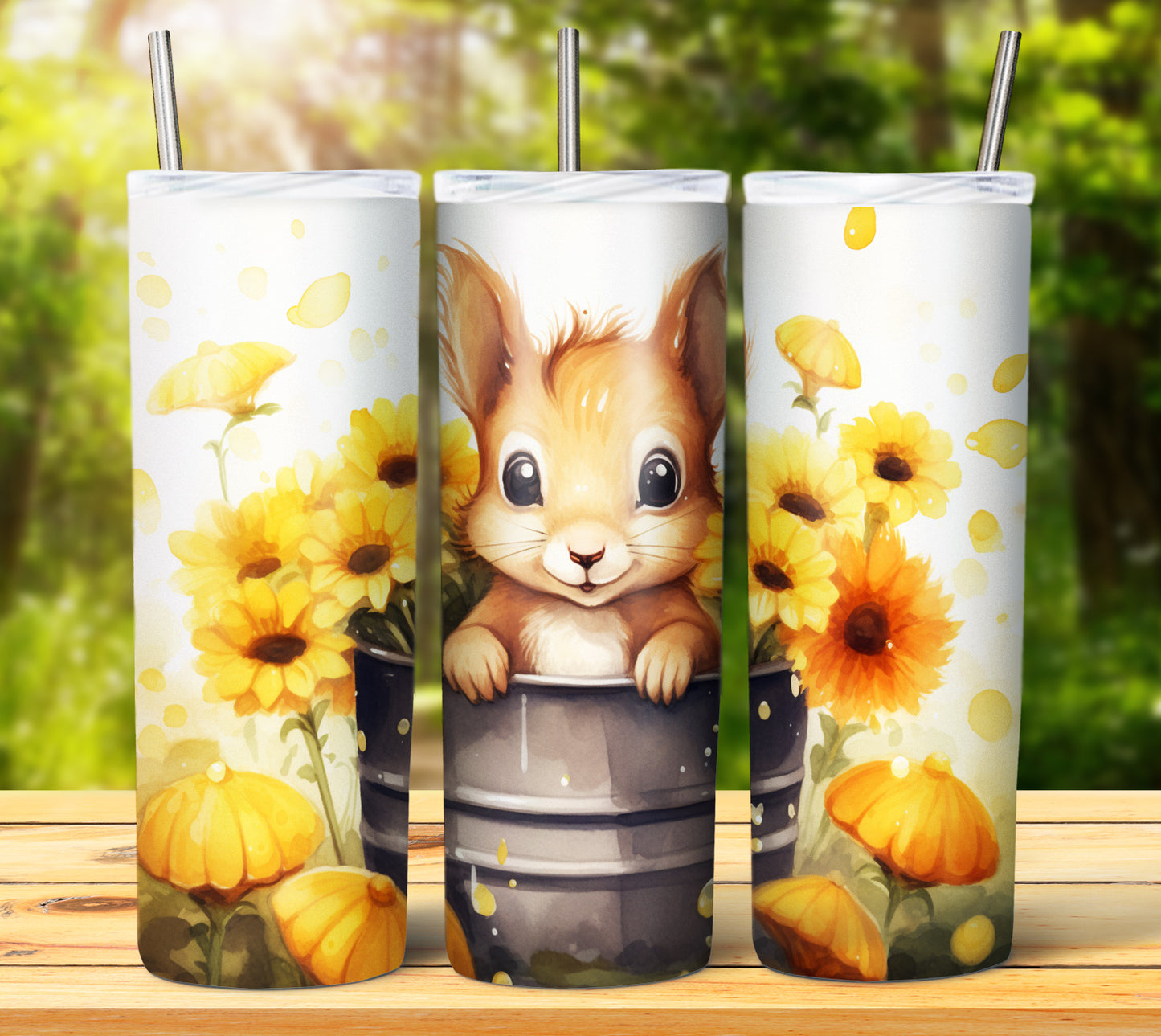 Cute Animal Buckets Sublimation 20oz Images Bundle