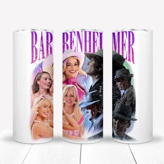 Barbenheimer Sublimation 20oz Tumbler Image