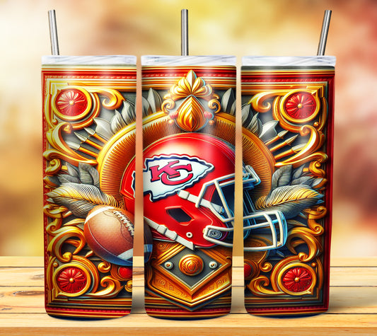 Football 20oz Sublimation Tumbler Images Bundle