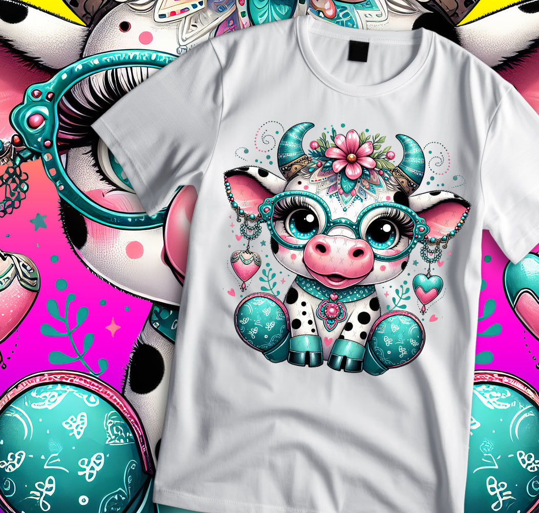 Cute Farm Animals Sublimation T-Shirt Image Bundle