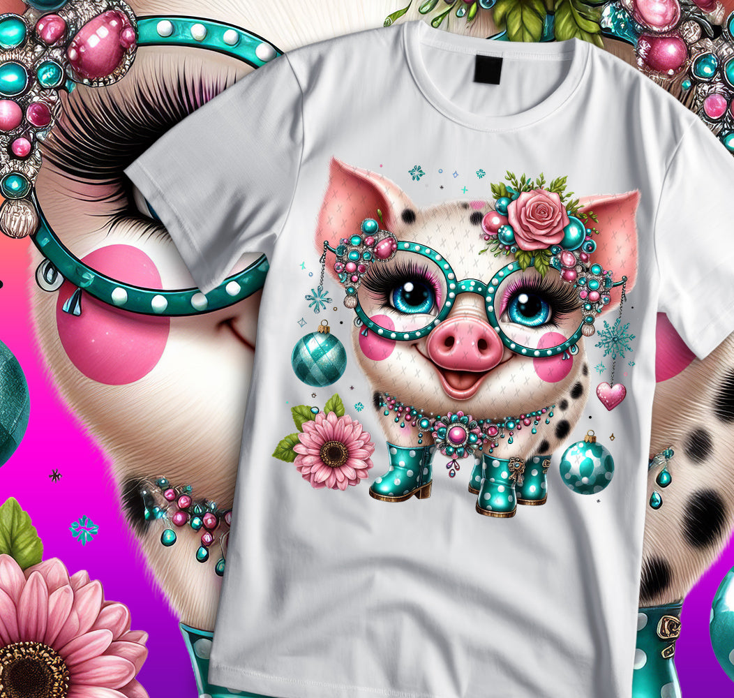 Cute Farm Animals Sublimation T-Shirt Image Bundle