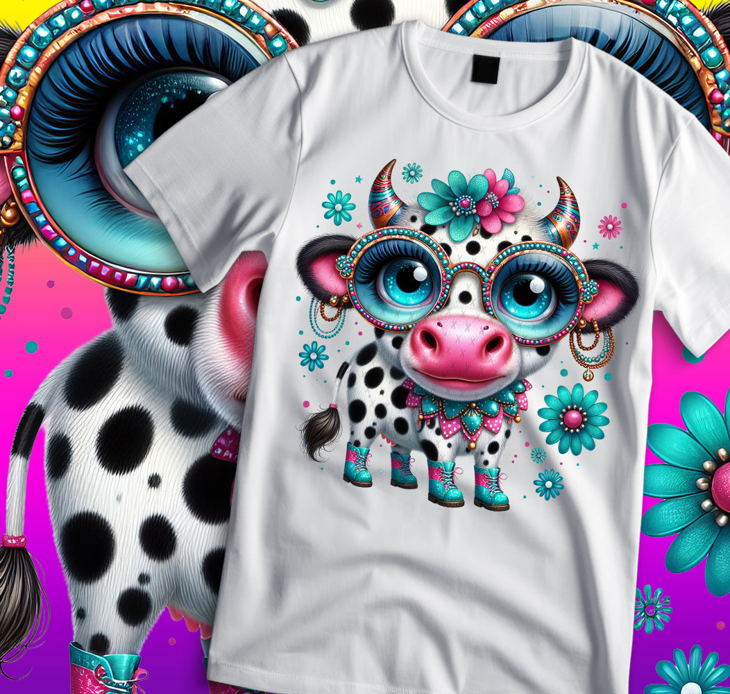 Cute Farm Animals Sublimation T-Shirt Image Bundle