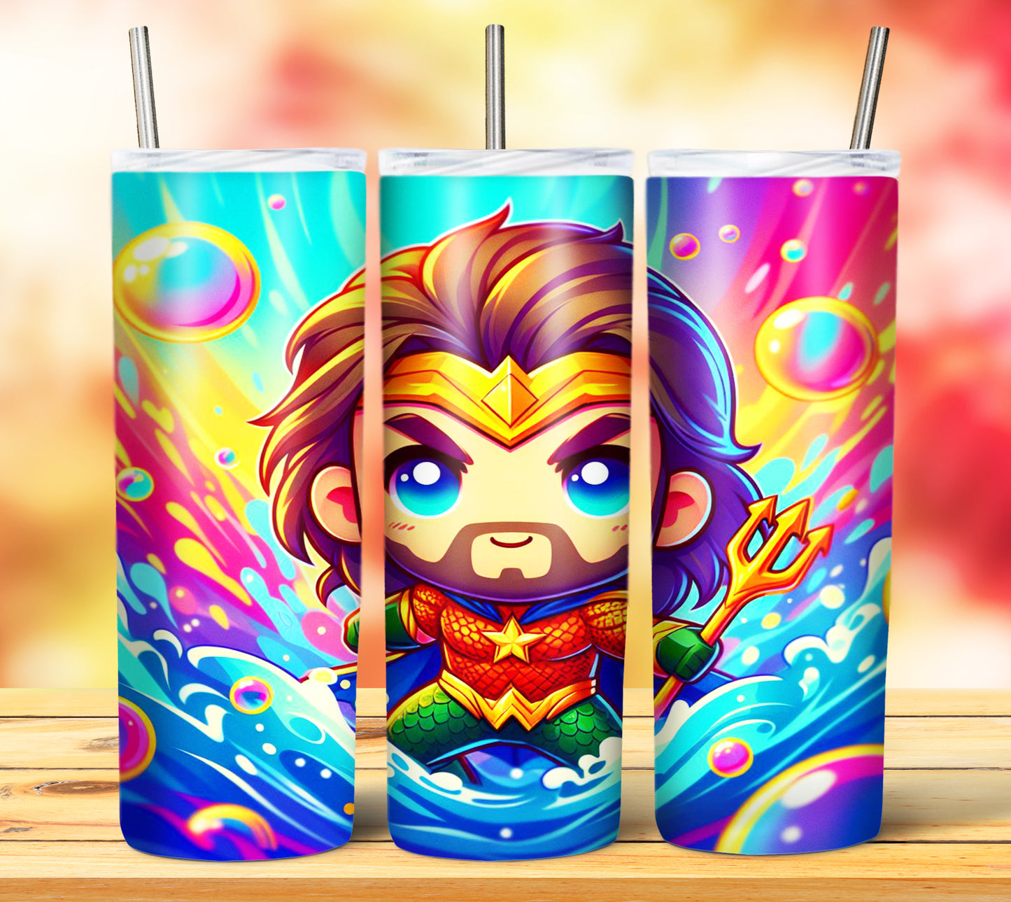 Cute Superhero Sublimation 20oz Tumbler Images Bundle