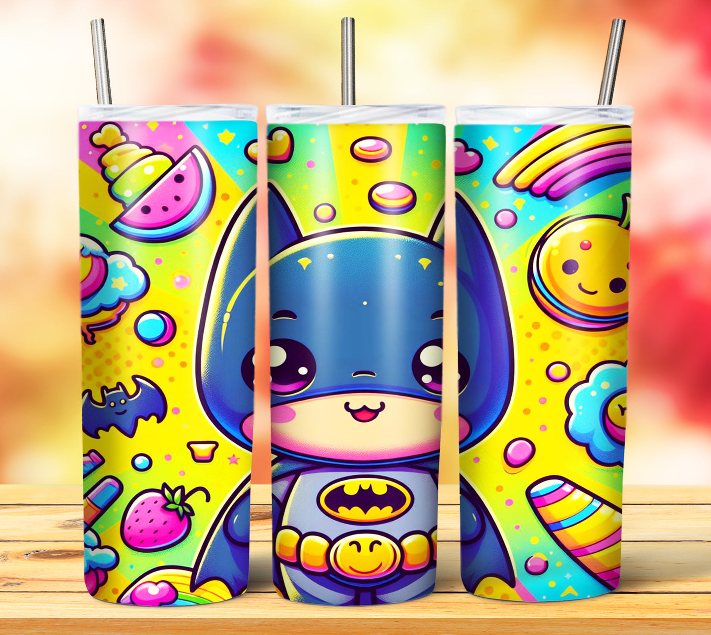 Cute Superhero Sublimation 20oz Tumbler Images Bundle