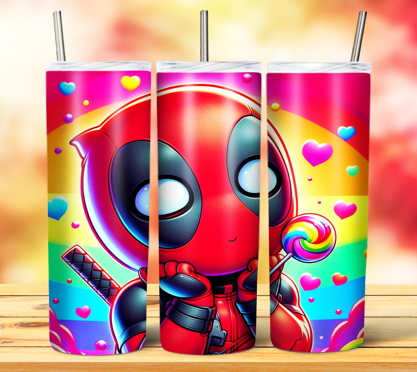 Cute Superhero Sublimation 20oz Tumbler Images Bundle