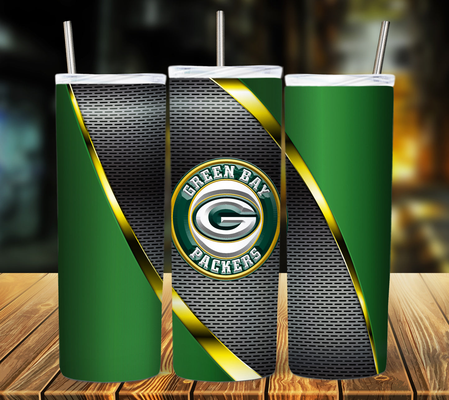 Football 20oz Sublimation Tumbler Image