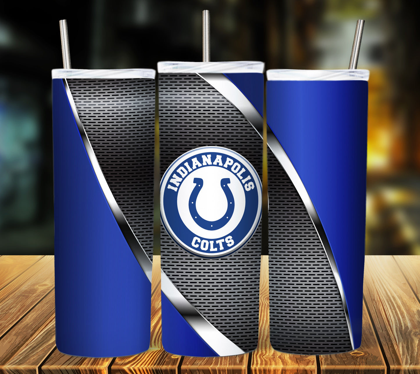 Football 20oz Sublimation Tumbler Image