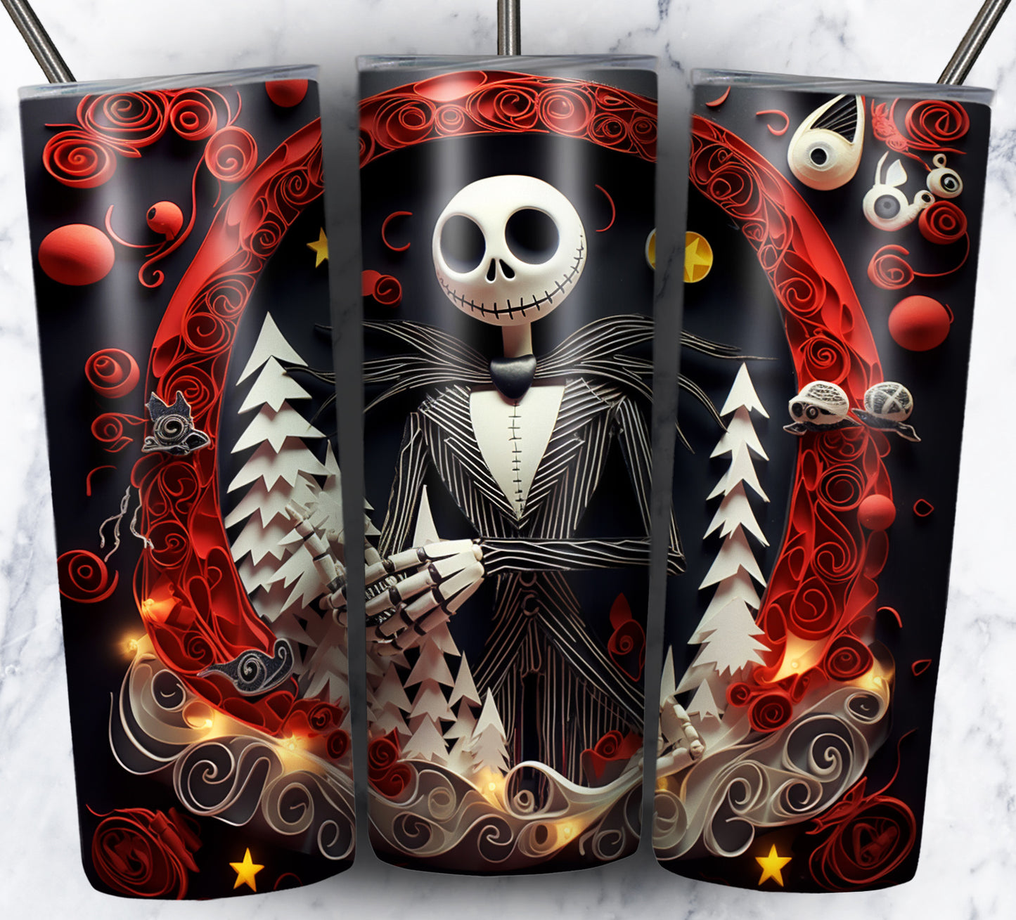 130+ Nightmare Christmas Sublimation 20oz Images Bundle