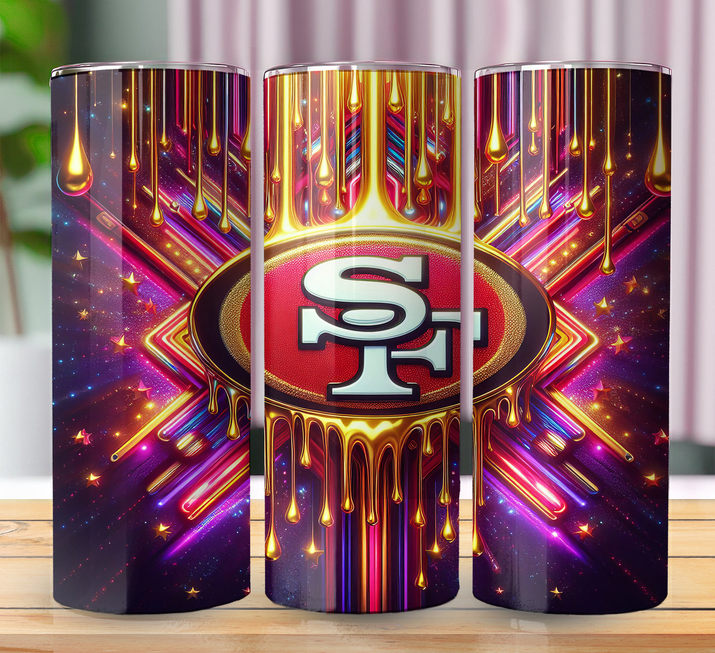 Football 20oz Sublimation Tumbler Image