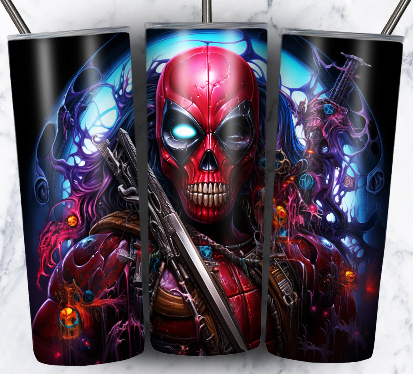 Superhero Sublimation 20oz Tumbler Images Bundle