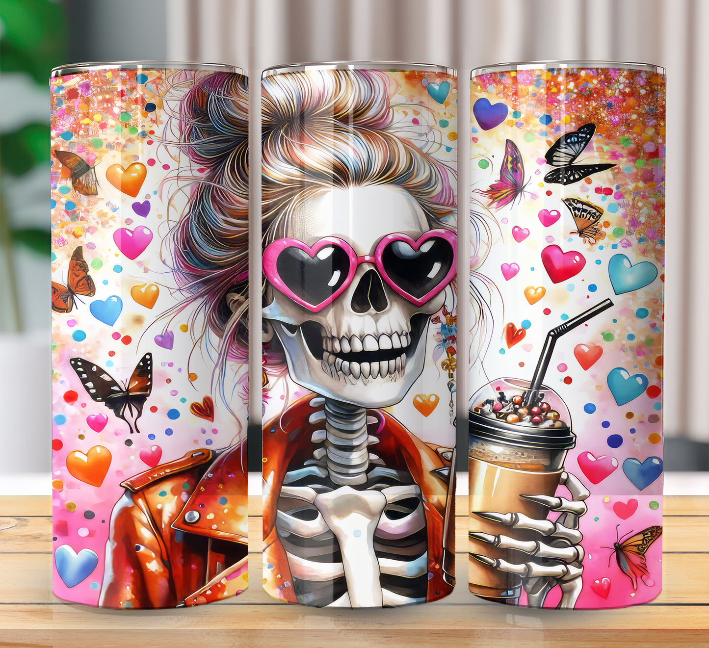 Womens Skulls Sublimation 20oz Images Bundle