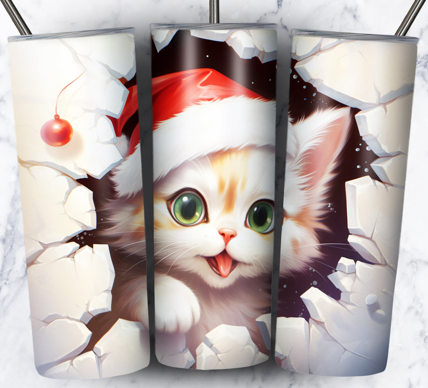 40+ 3D Christmas Sublimation 20oz Images Bundle