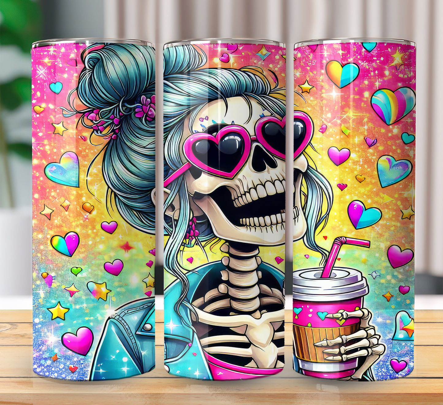 Womens Skulls Sublimation 20oz Images Bundle