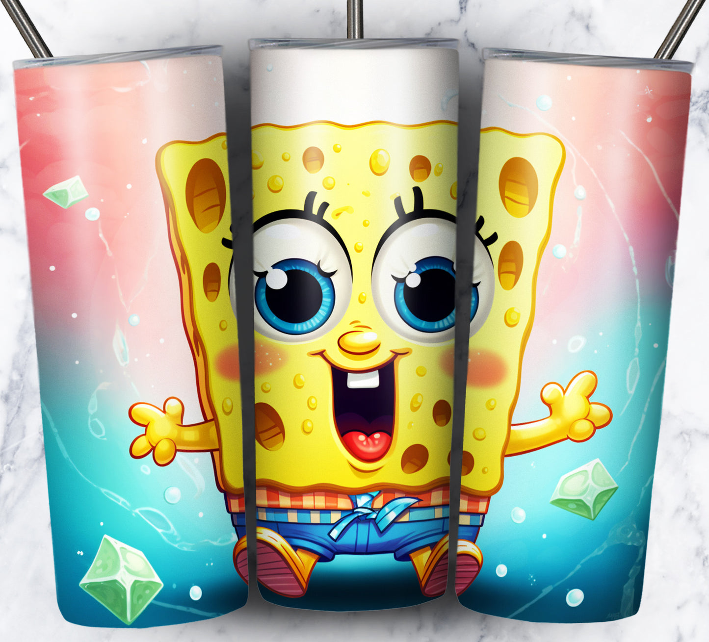 130+ Kid Cartoon Superhero Sublimation 20oz Tumbler Images Bundle