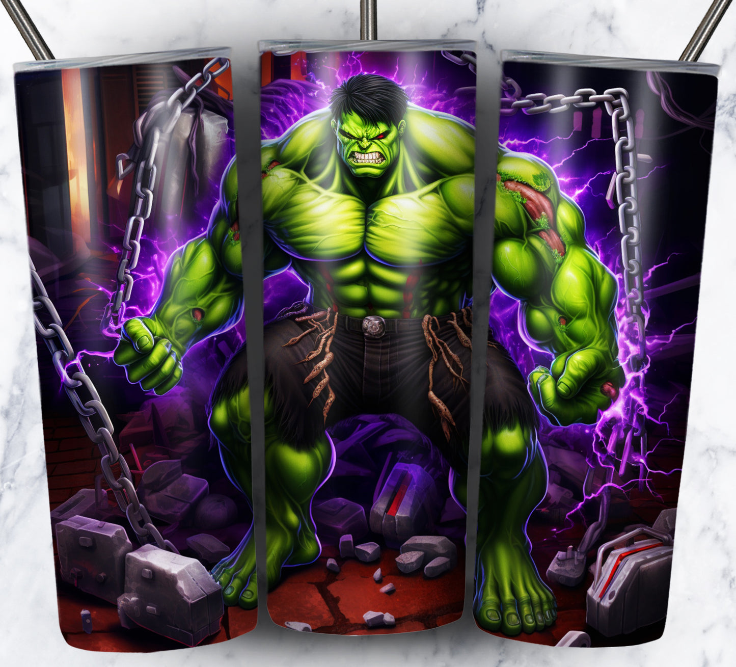 Superhero Sublimation 20oz Tumbler Images Bundle