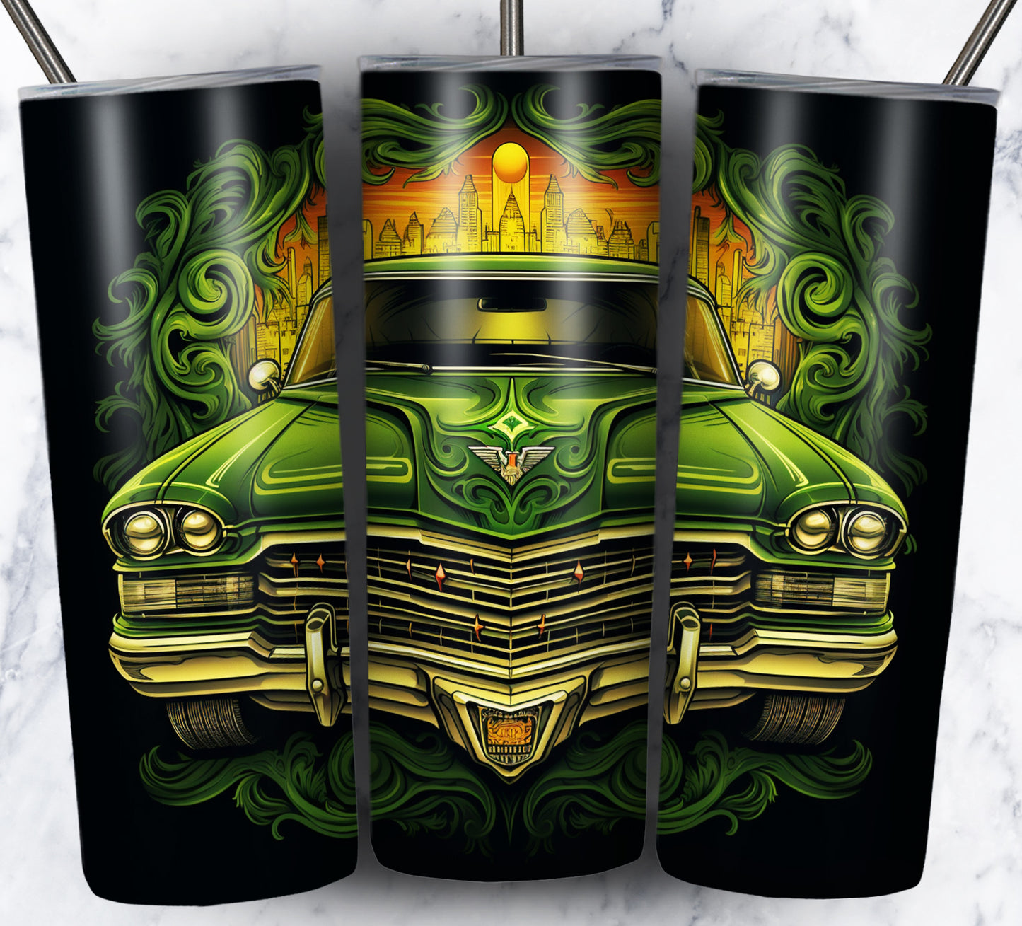 Various Cars Sublimation 20oz Tumbler Images Bundle