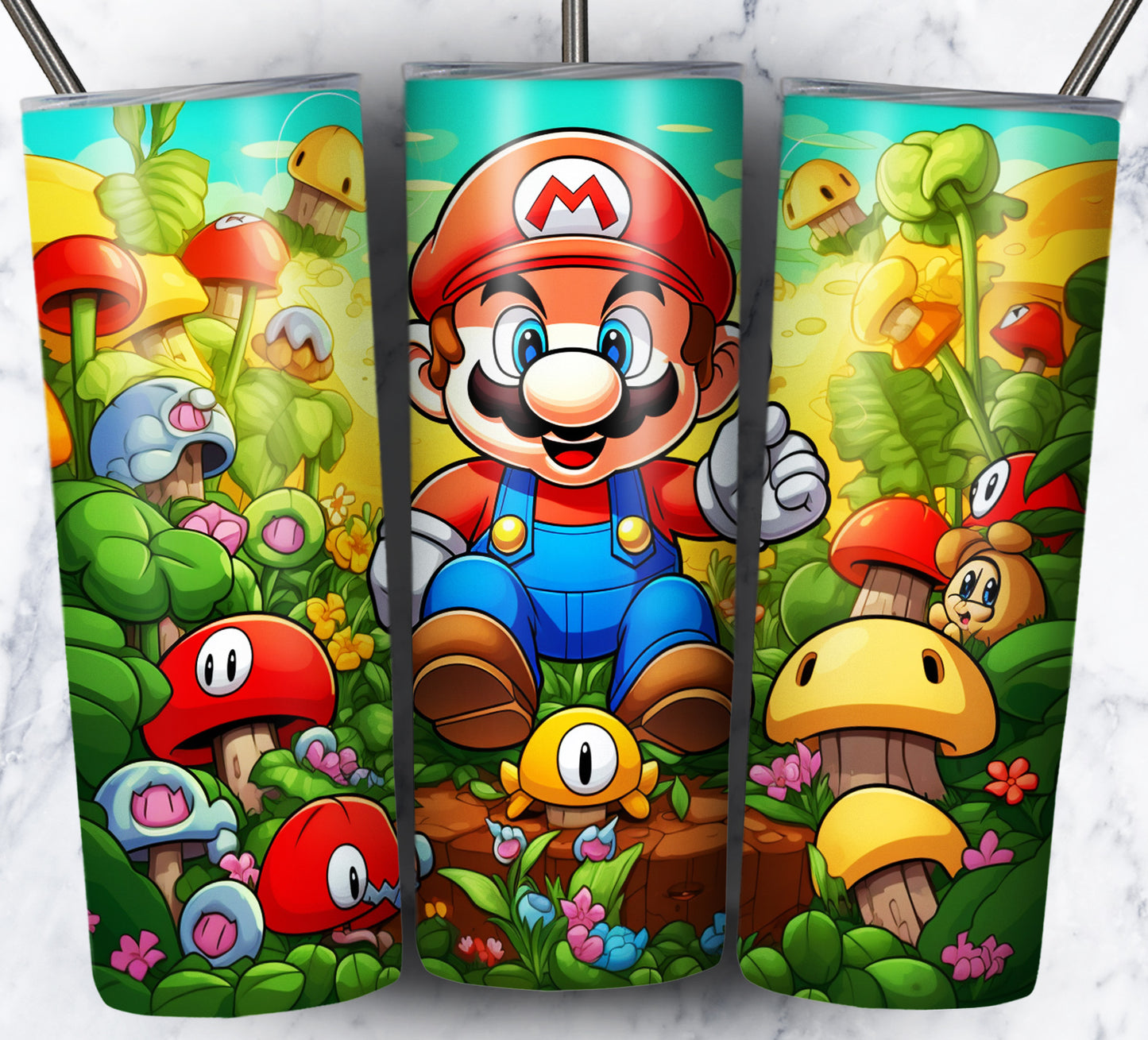 130+ Kid Cartoon Superhero Sublimation 20oz Tumbler Images Bundle