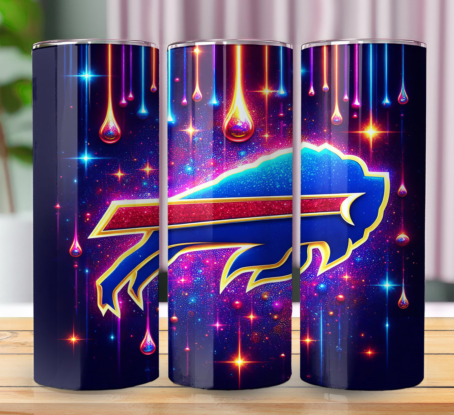 Football 20oz Sublimation Tumbler Image