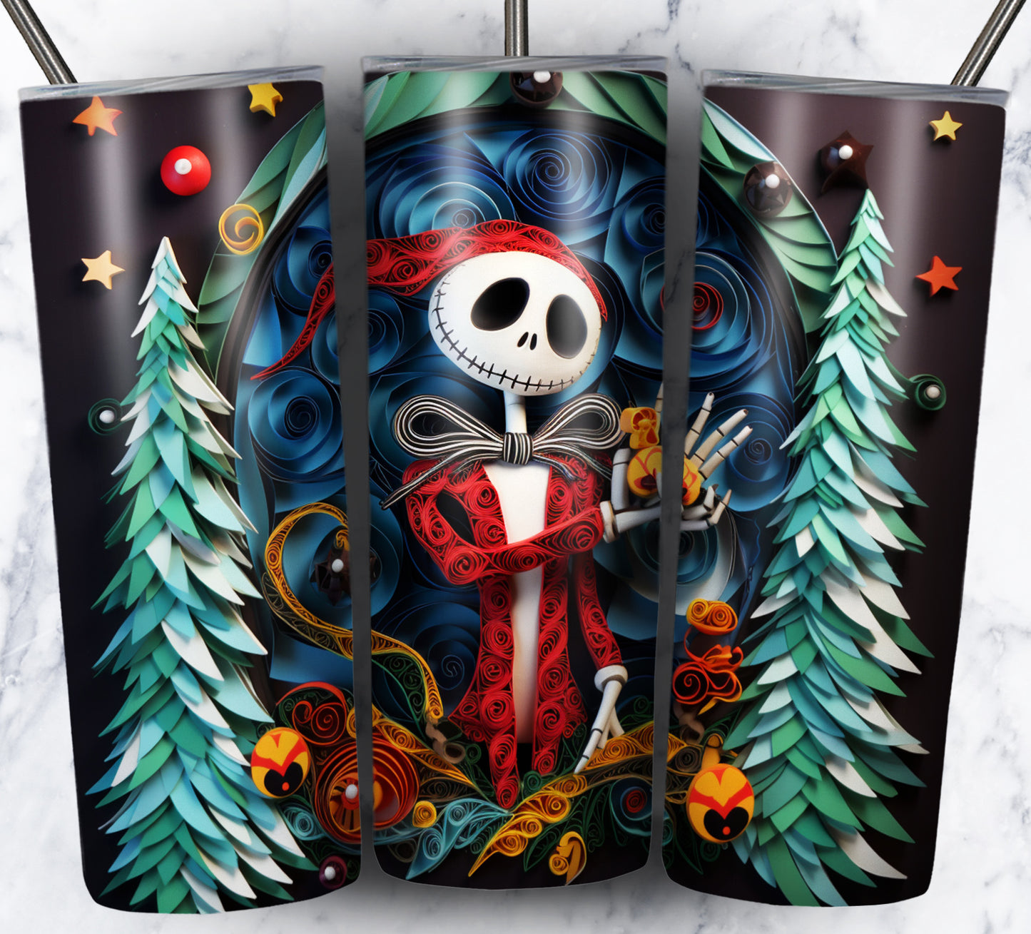 130+ Nightmare Christmas Sublimation 20oz Images Bundle