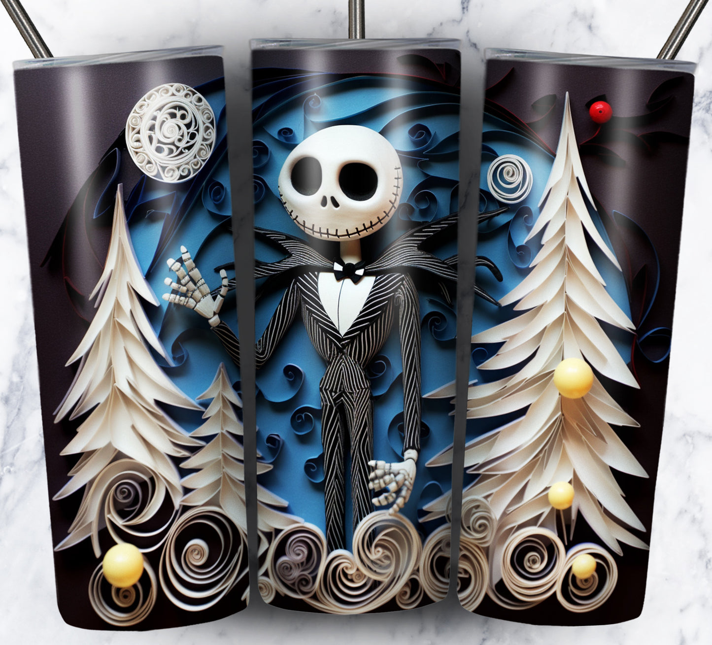 130+ Nightmare Christmas Sublimation 20oz Images Bundle