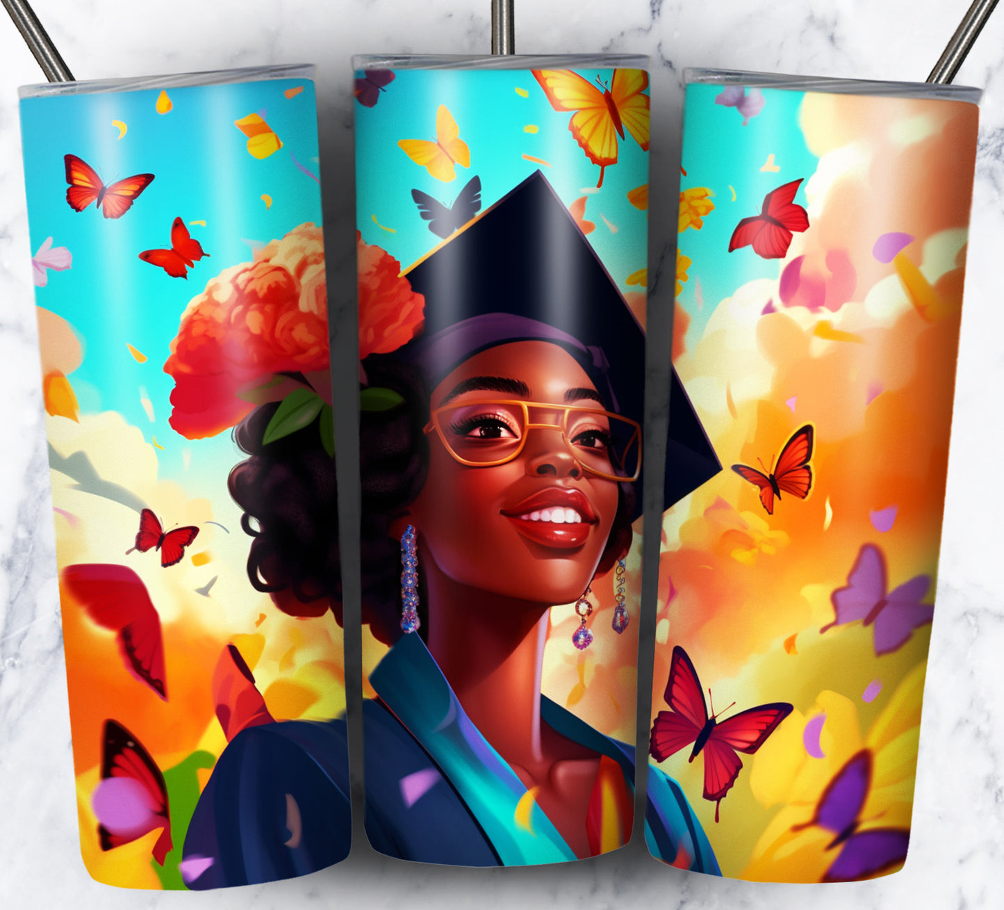 Graduation Sublimation 20oz Tumbler Images Bundle