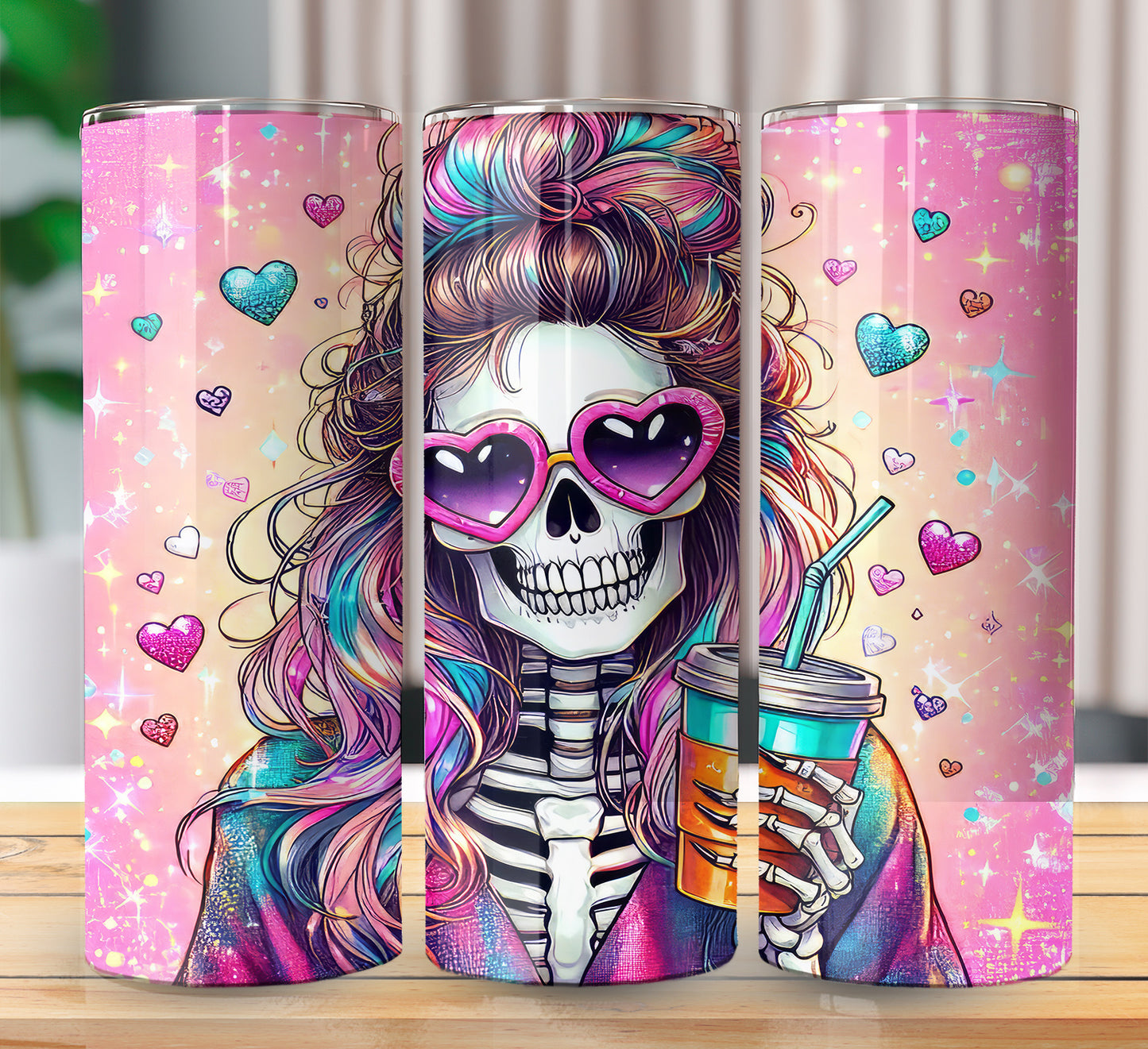 Womens Skulls Sublimation 20oz Images Bundle