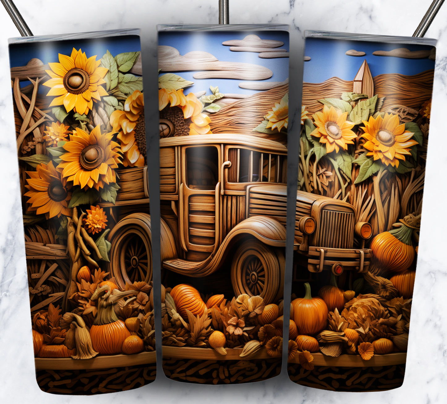 Various Cars Sublimation 20oz Tumbler Images Bundle