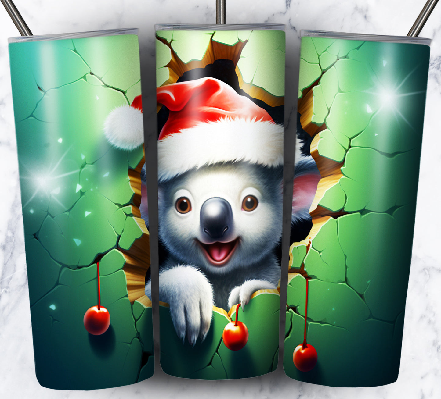 40+ 3D Christmas Sublimation 20oz Images Bundle