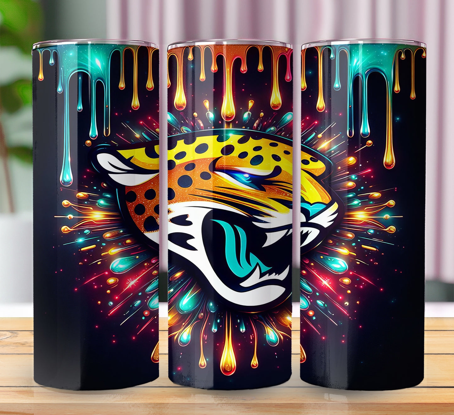 Football 20oz Sublimation Tumbler Image