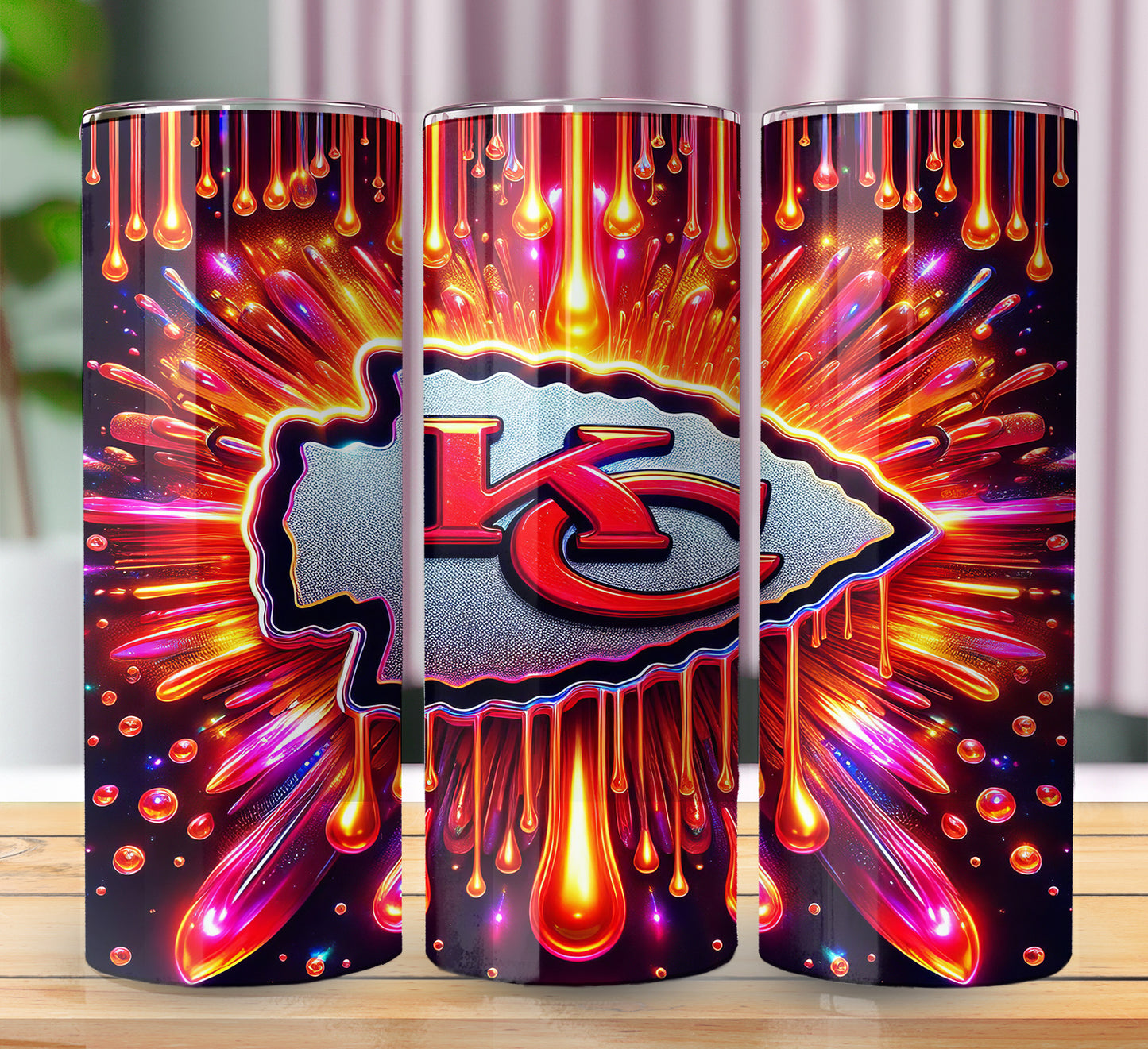 Football 20oz Sublimation Tumbler Image