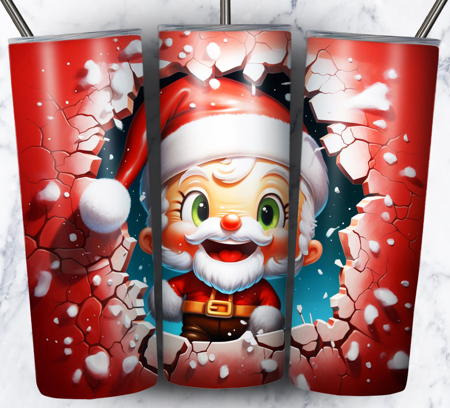 40+ 3D Christmas Sublimation 20oz Images Bundle