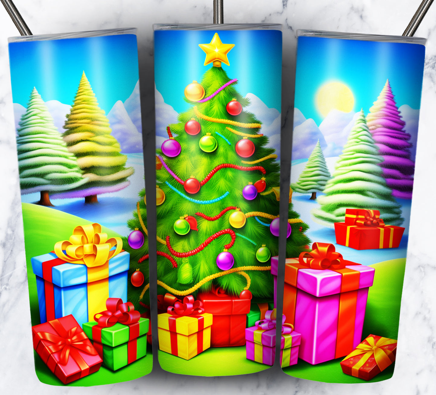 20+ Christmas Sublimation 20oz Images Bundle