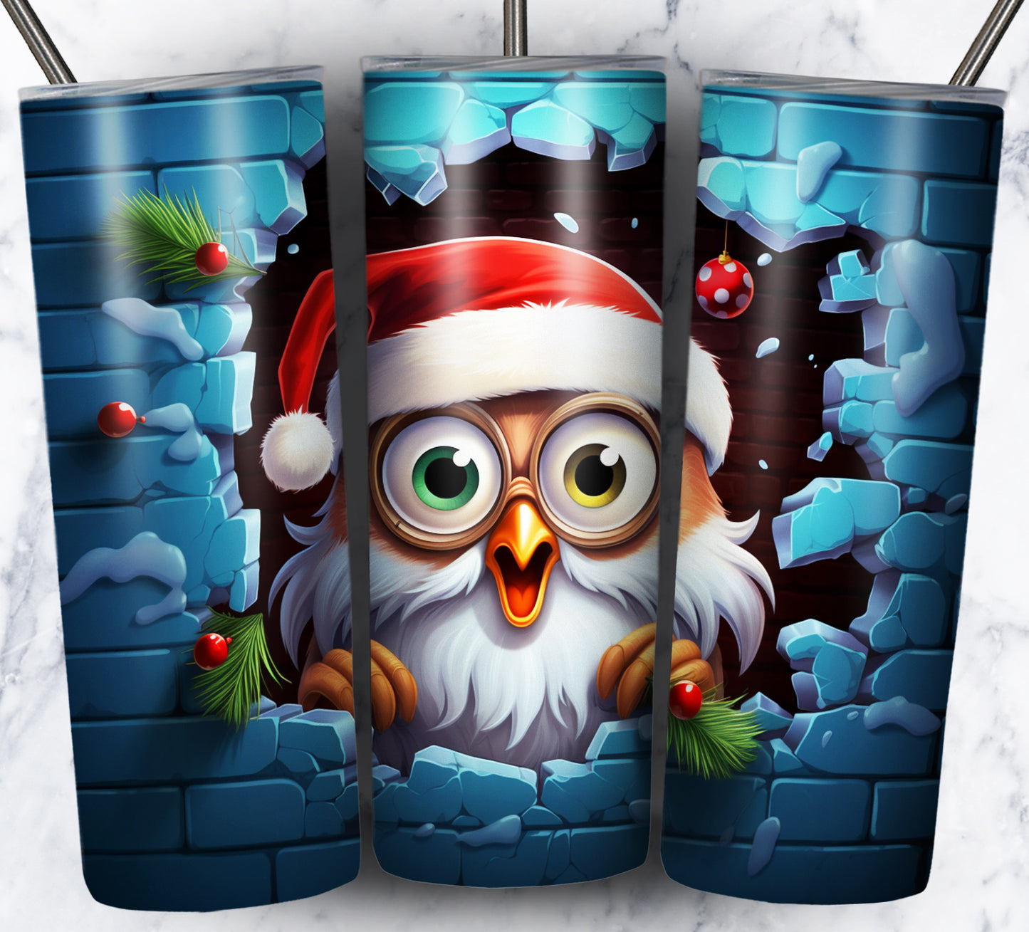 40+ 3D Christmas Sublimation 20oz Images Bundle