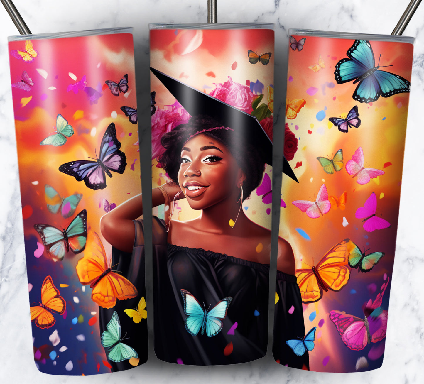 Graduation Sublimation 20oz Tumbler Images Bundle