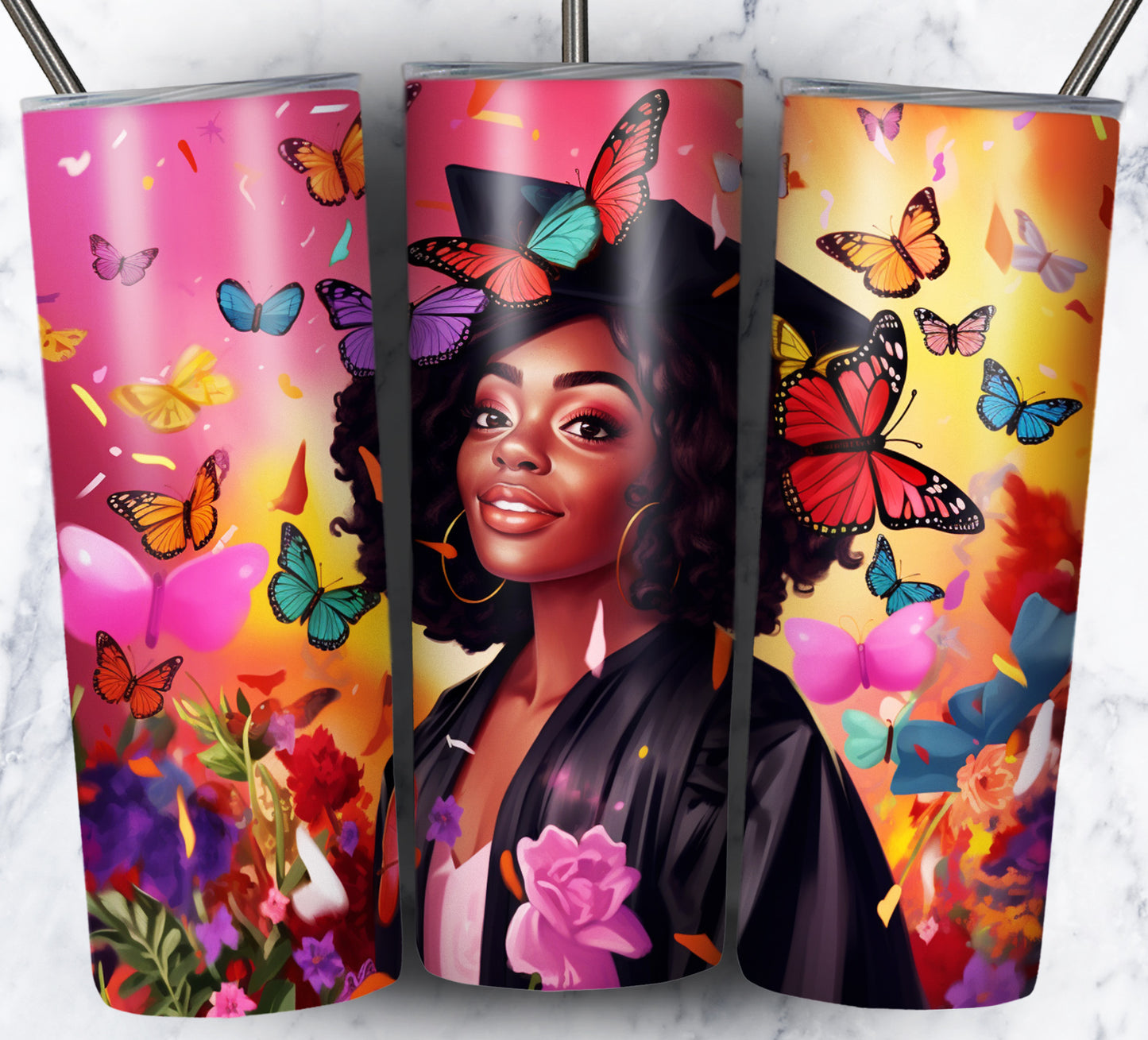 Graduation Sublimation 20oz Tumbler Images Bundle