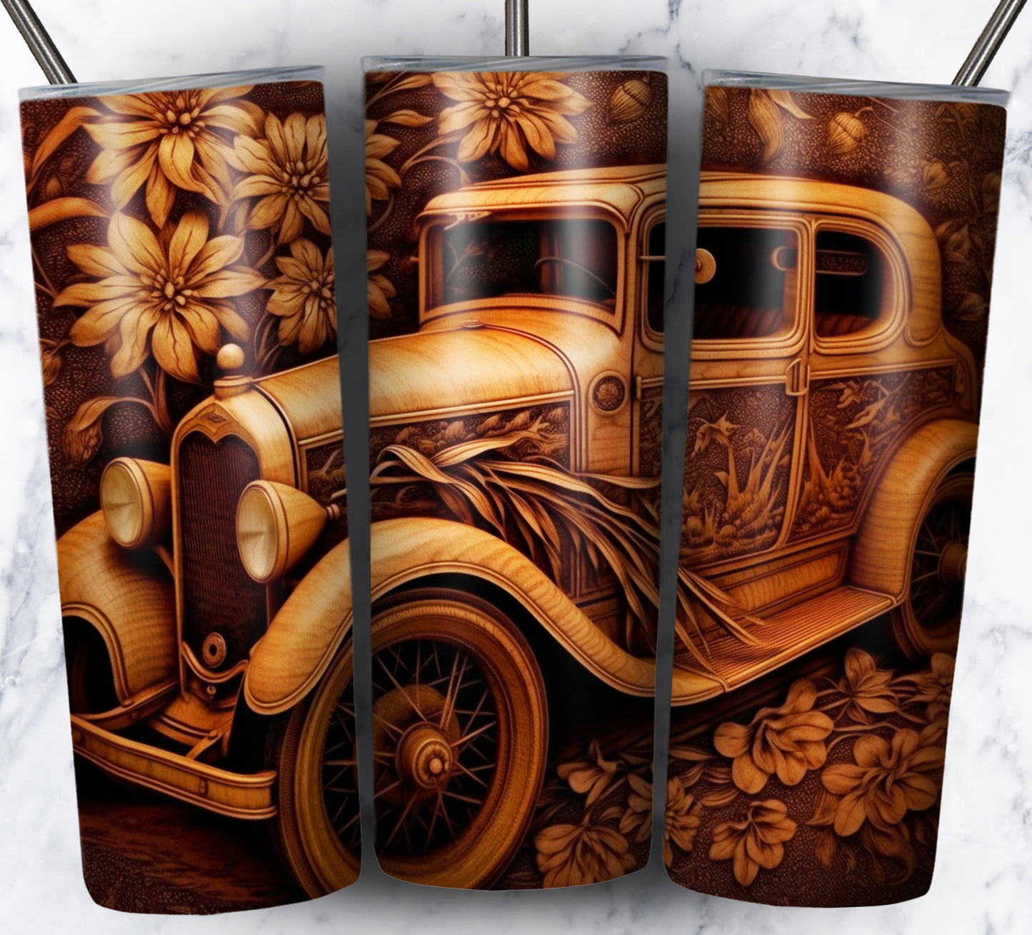 Various Cars Sublimation 20oz Tumbler Images Bundle