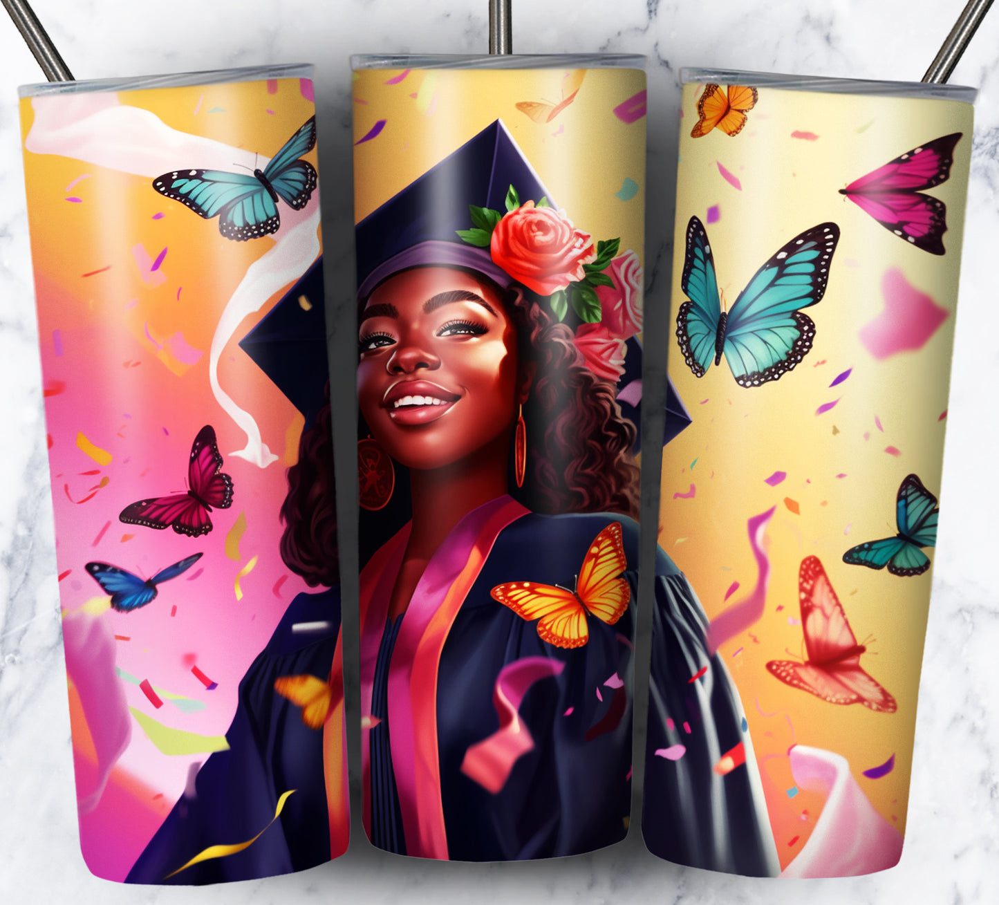 Graduation Sublimation 20oz Tumbler Images Bundle