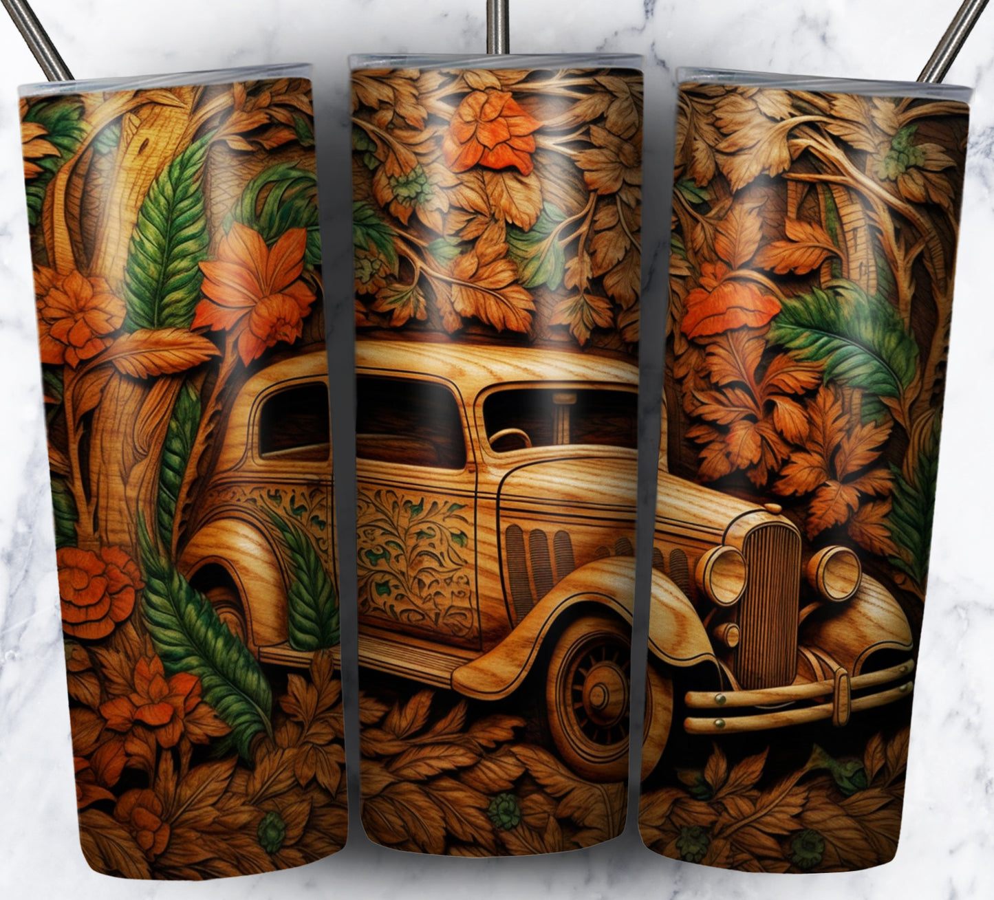 Various Cars Sublimation 20oz Tumbler Images Bundle