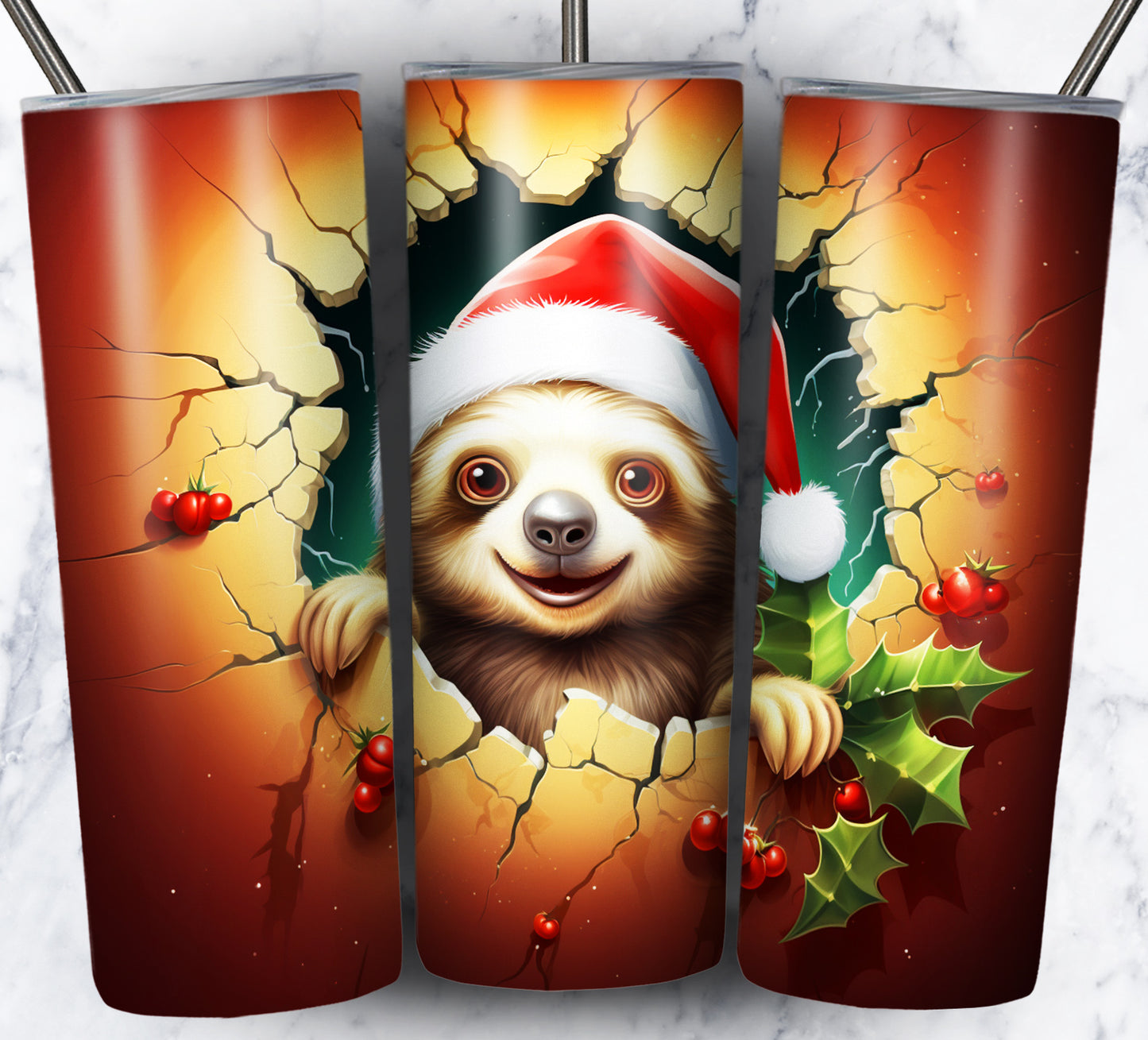 40+ 3D Christmas Sublimation 20oz Images Bundle