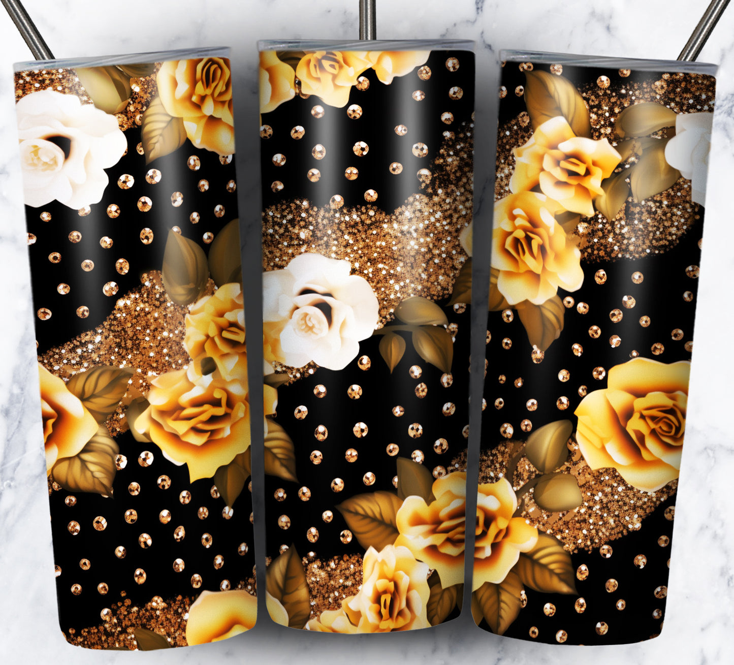 Leopard Glitter Sublimation 20oz Images Bundle